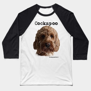 Red Cockapoo / Spoodle and Doodle Dogs Baseball T-Shirt